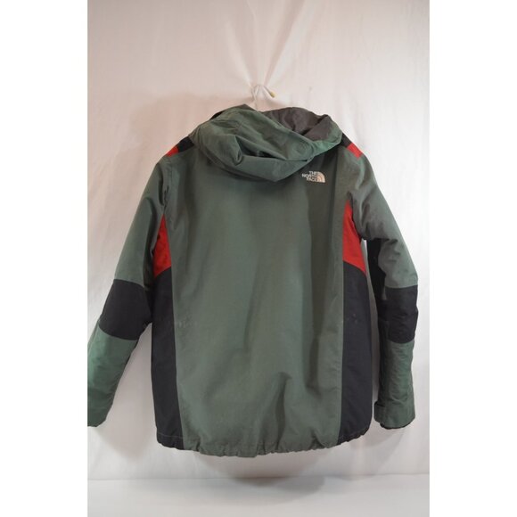 The North Face Mens Jacket Size Large Retro Outdoors Green Black Detachable Hood - Picture 14 of 16